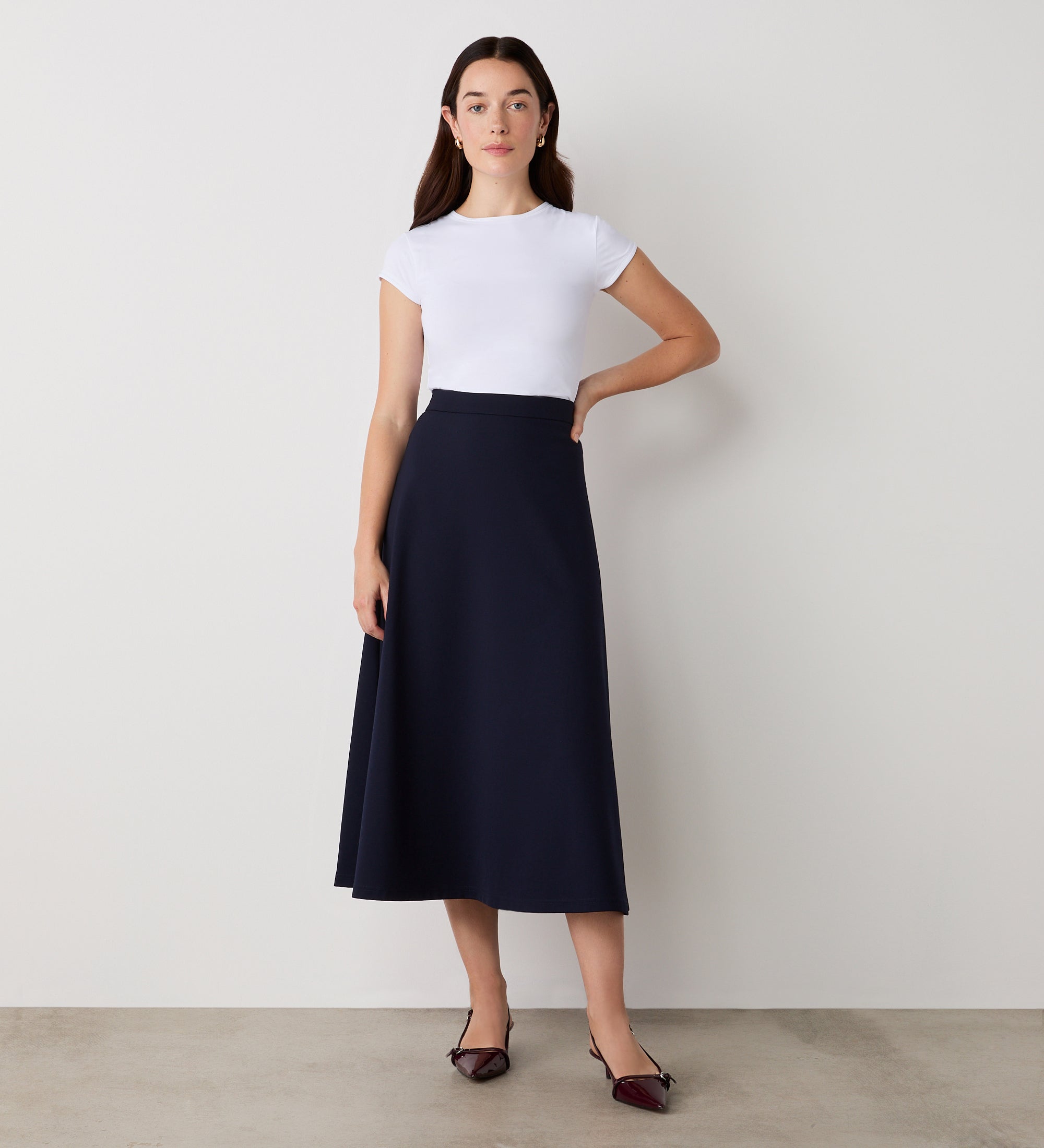 Midi skirt jersey hotsell