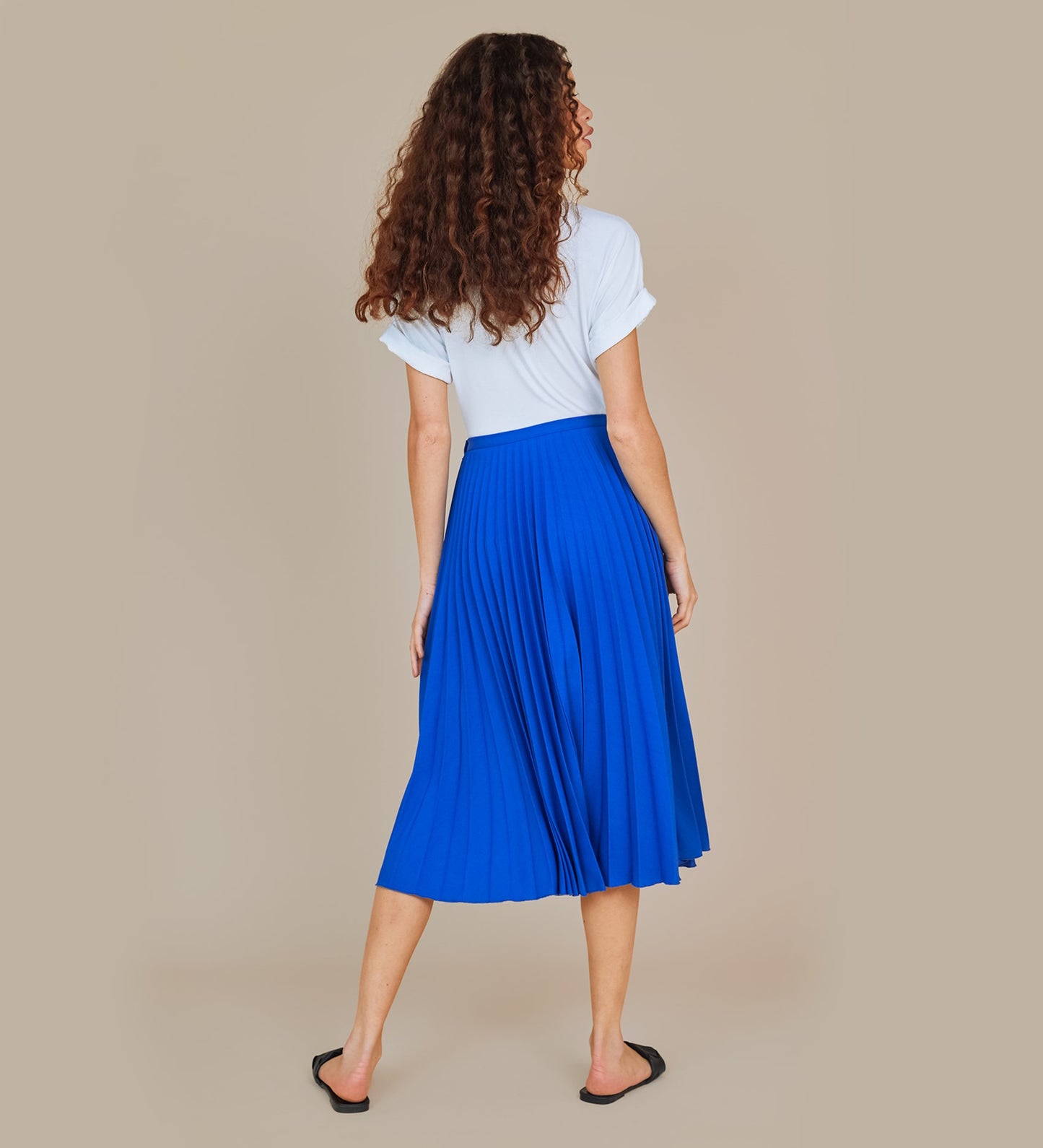 Lottie Blue Midi Skirt