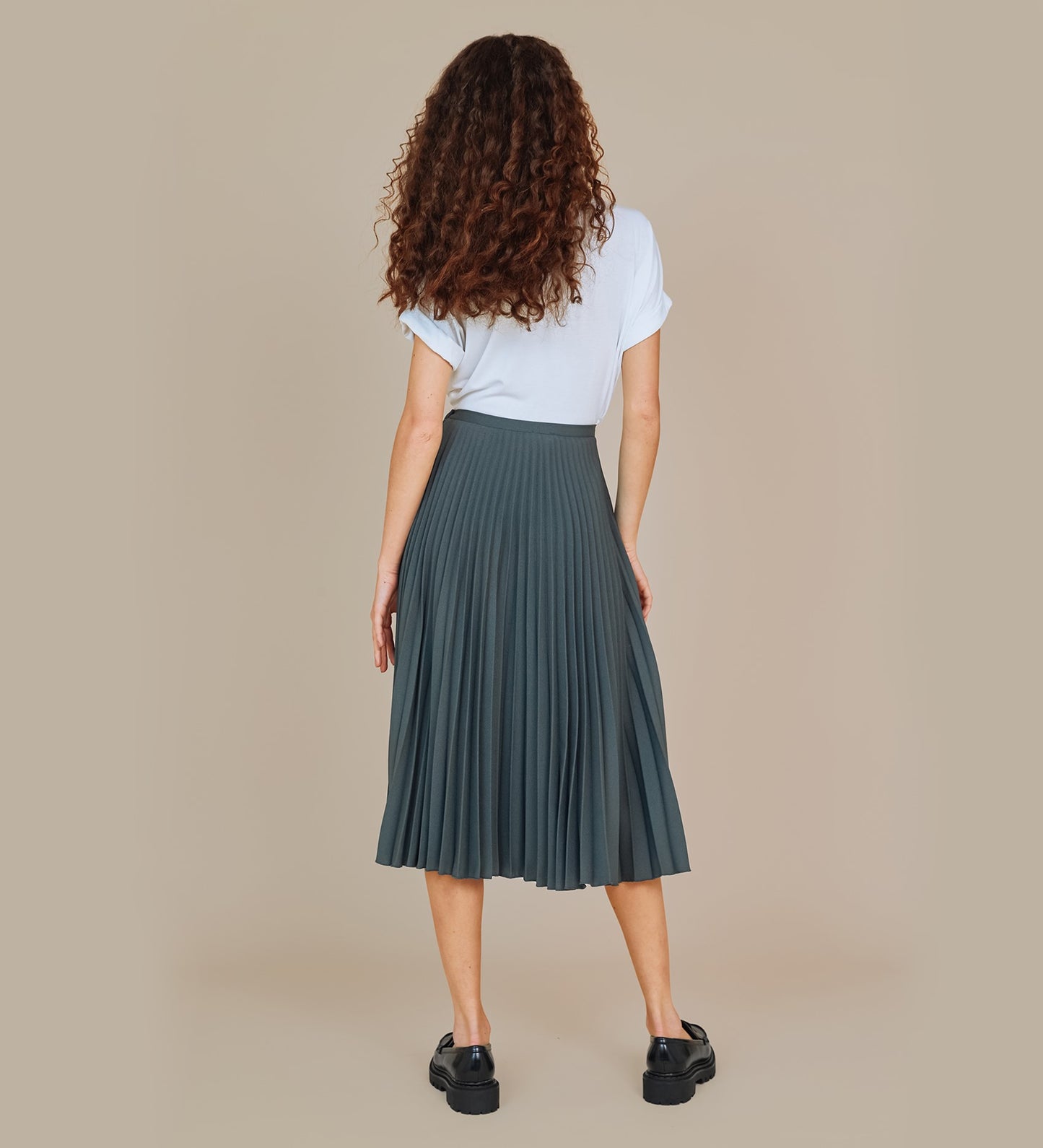 Lottie Grey Midi Skirt