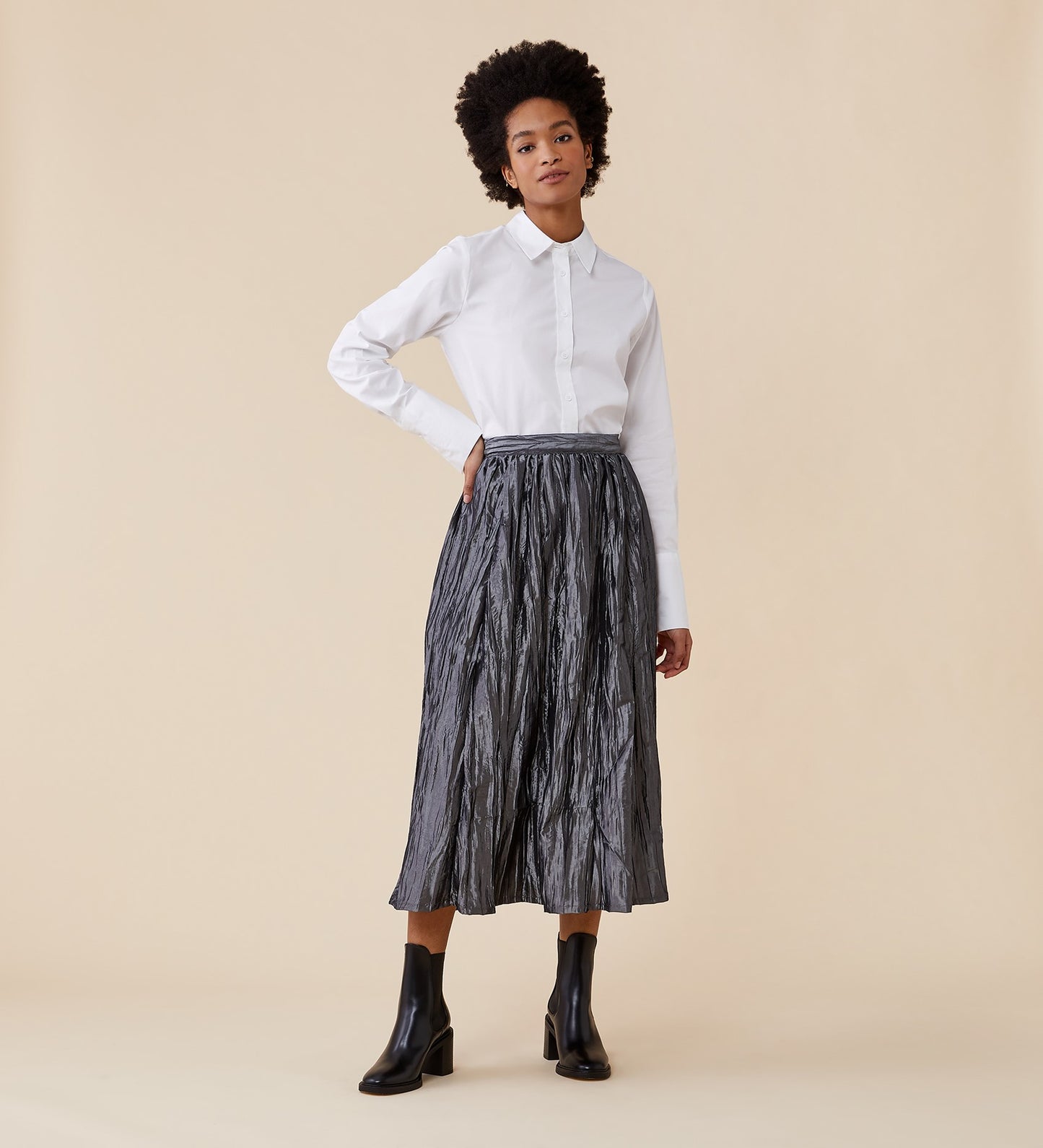 Adena Silver Skirt