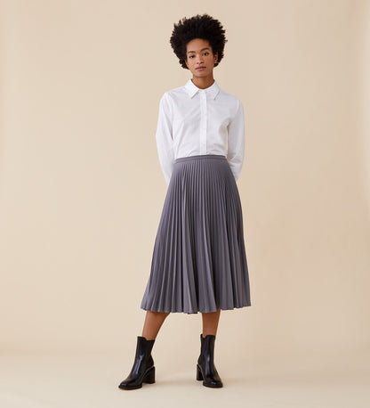 Lottie Grey Midi Skirt