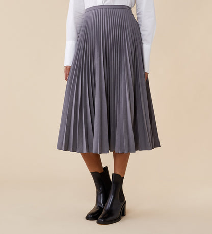 Lottie Grey Midi Skirt