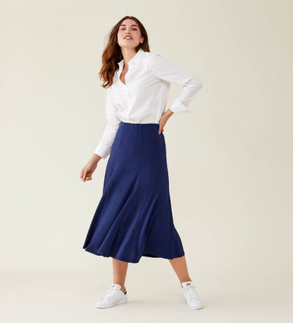 Delores Jersey Crepe Midi Skirt