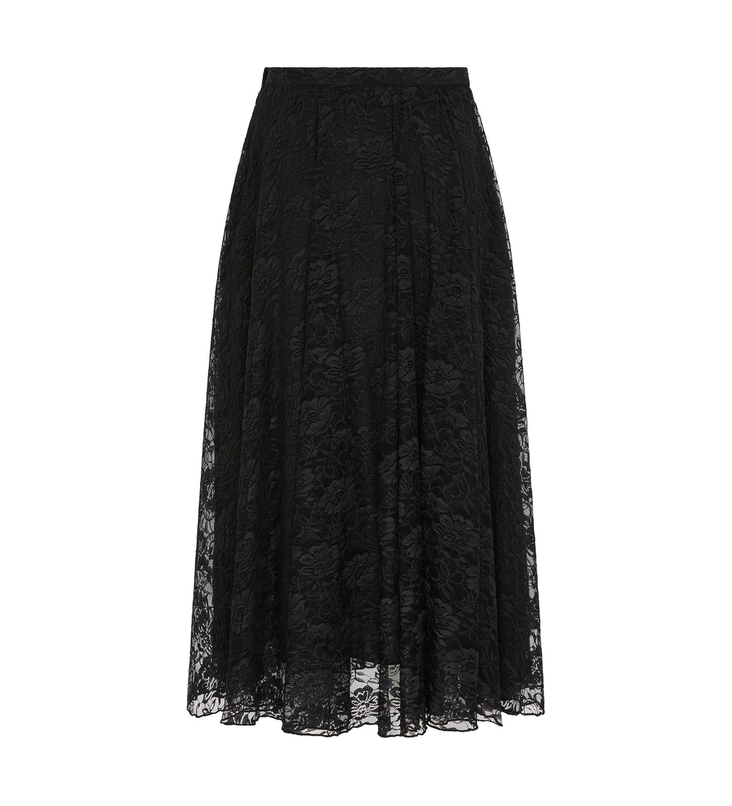 Greta Black Lace Skirt