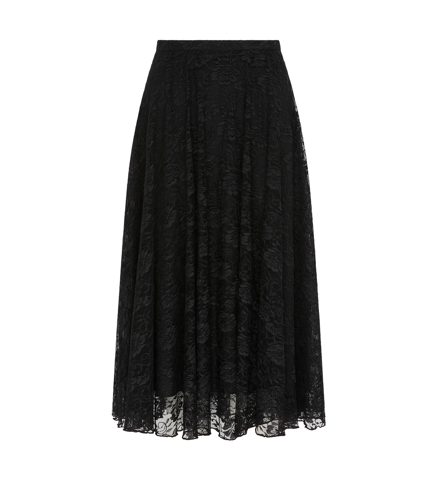 Greta Black Lace Skirt