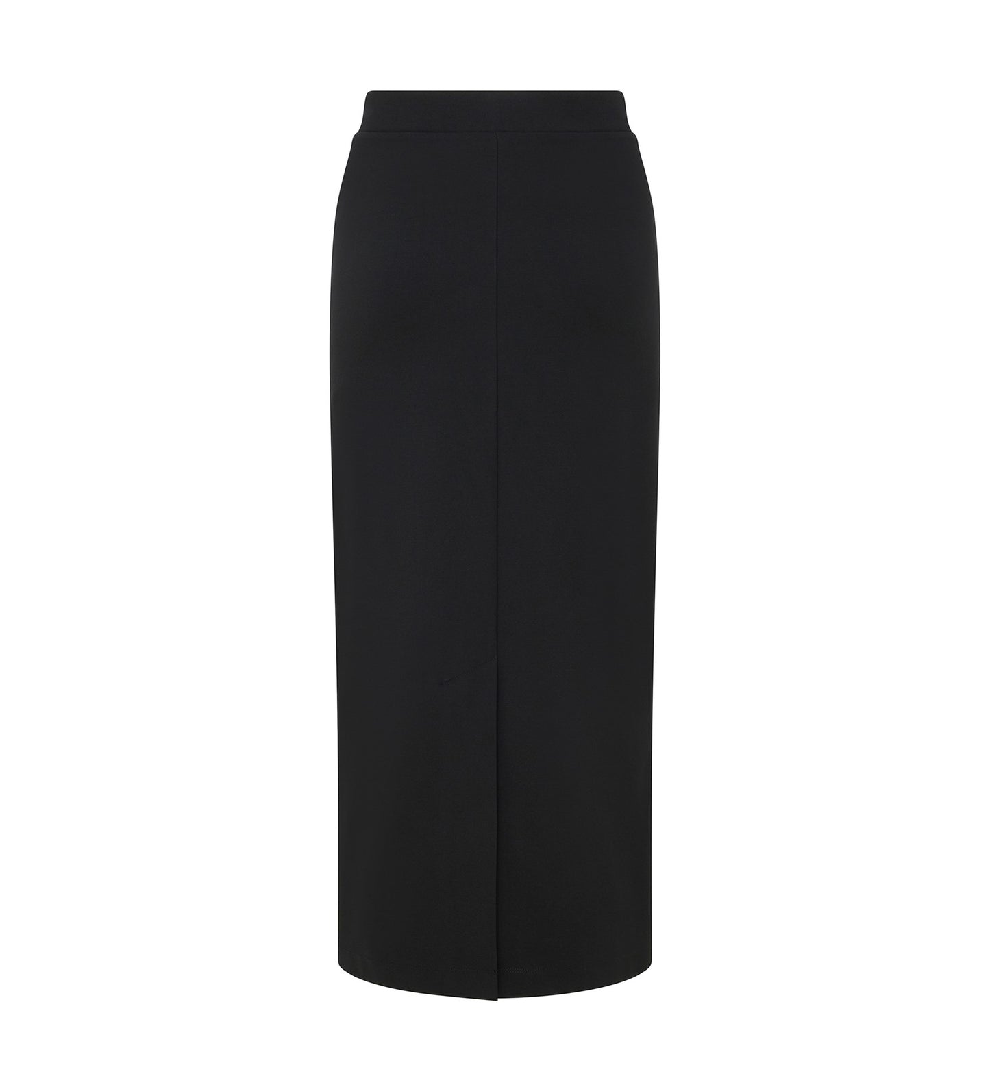 Ives Black Ponte Jersey Midi Skirt