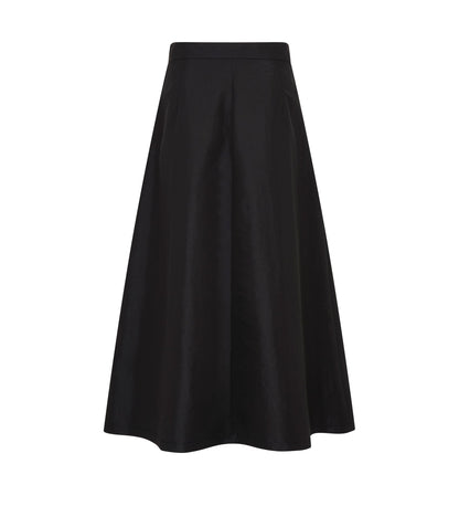 Naia Black Taffeta Skirt