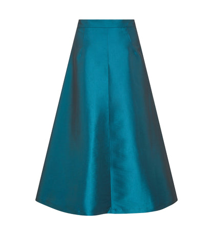 Naia Emerald Taffeta Skirt