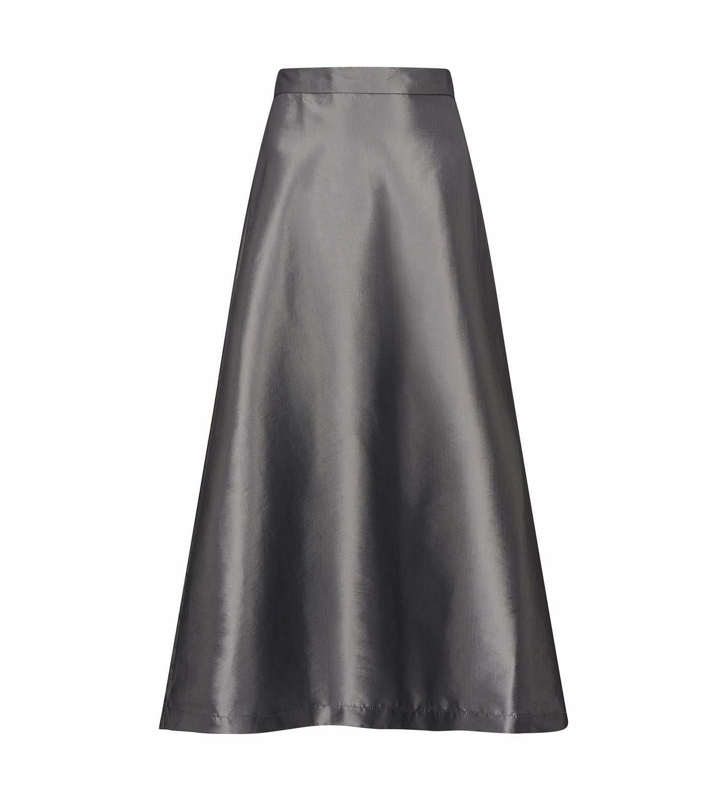 Naia Silver Taffeta Skirt