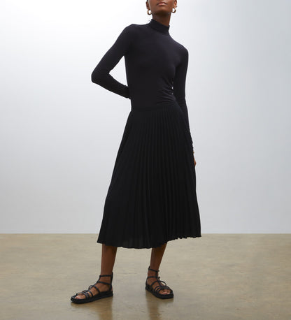 Lottie Black Midi Skirt