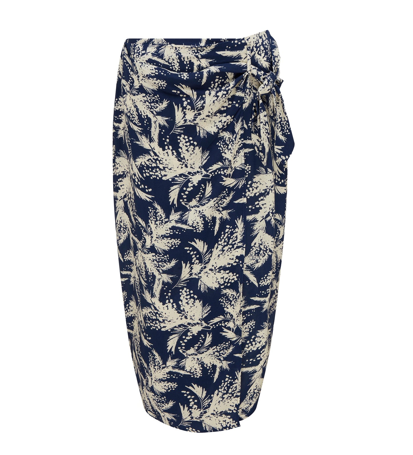 Florence Navy Mimosa Midi Skirt