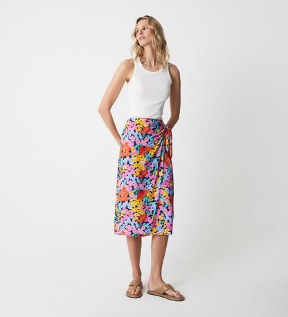 Florence Floral Meadow Midi Skirt