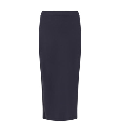 Ives Navy Ponte Jersey Skirt