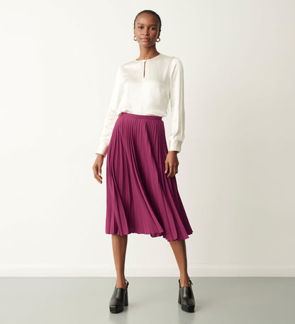 Lottie Pink Midi Skirt