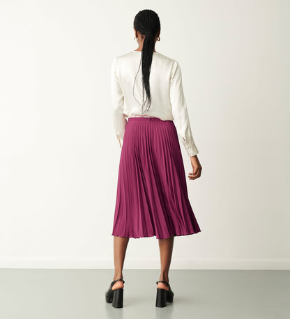 Lottie Pink Midi Skirt