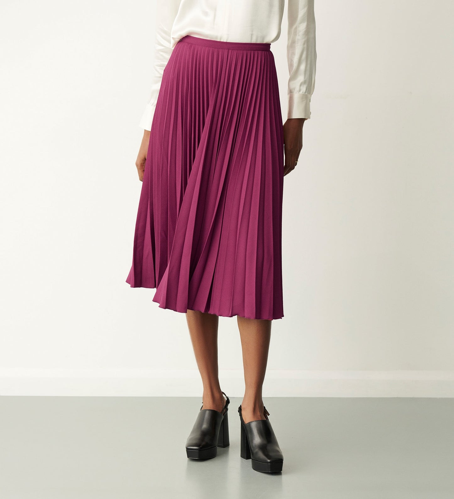 Lottie Pink Midi Skirt