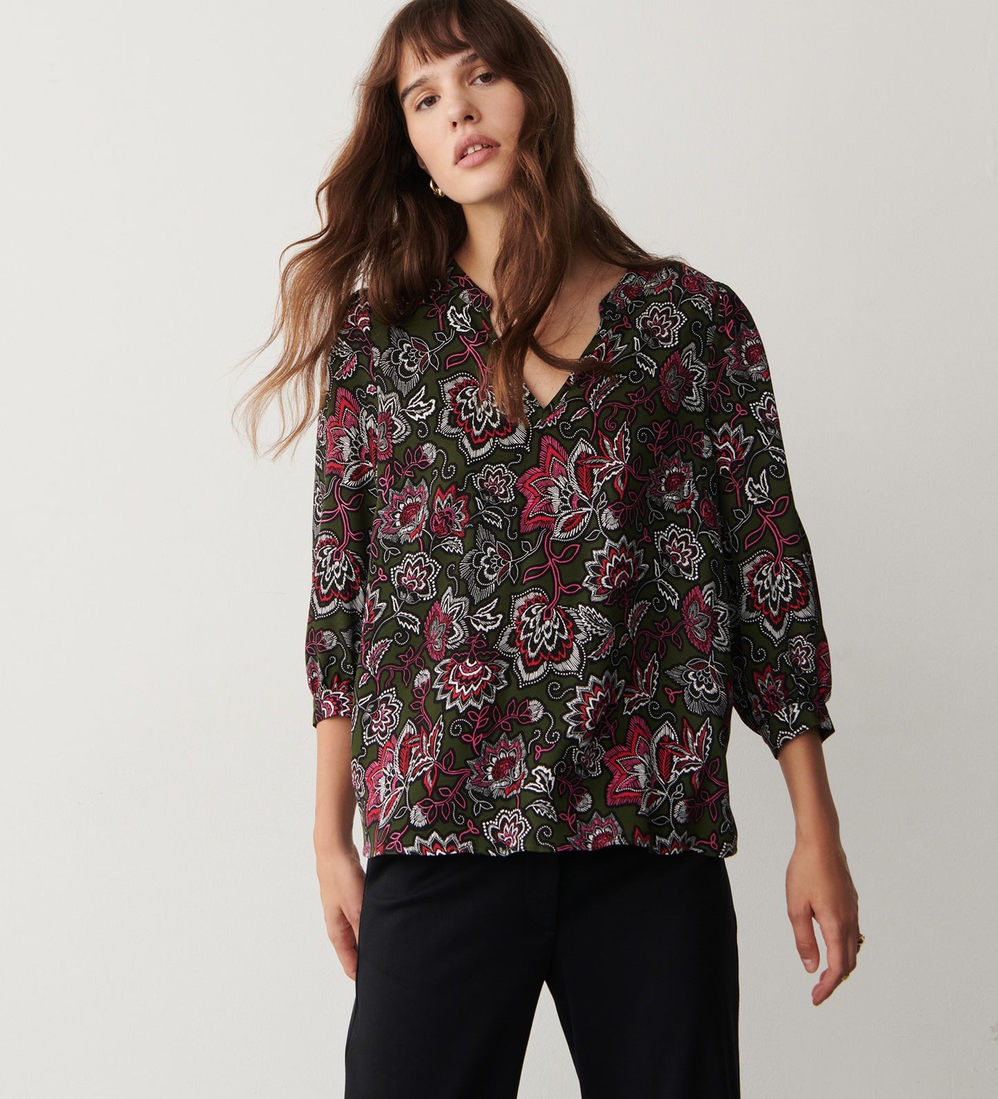 Erin Green Folk Top