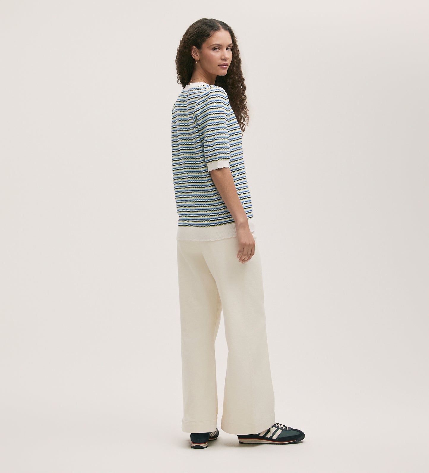 Willa Blue Stripe Cardigan