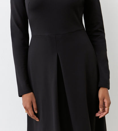 Carla Black Ponte Midi Dress