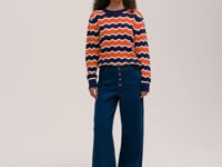 Antonia Orange Stripe Jumper