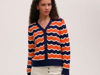 Kate Blue Stripe Cardigan