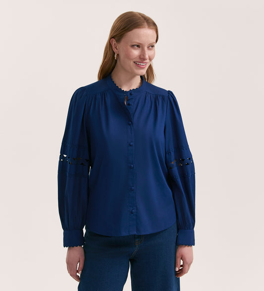 Paulie Indigo Cotton Shirt